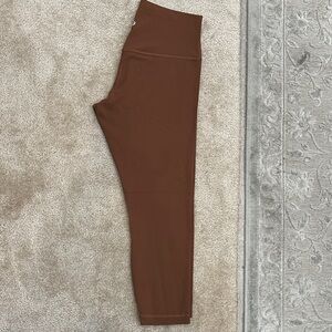 Lululemon Brown Align Leggings 23”